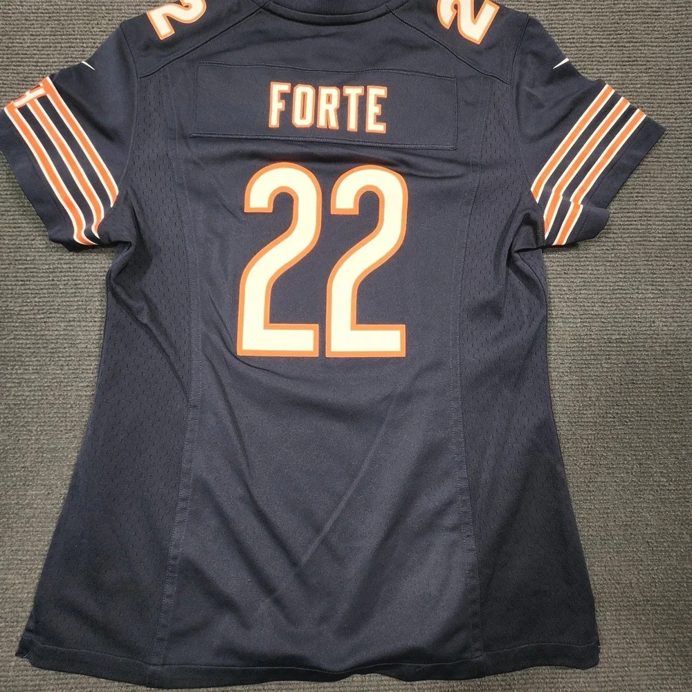 Nike Chicago Bears Matt Forte #22 Youth Girl Jersey Medium Navy Blue On Field